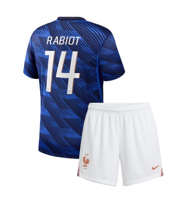 Frankrike Adrien Rabiot #14 Hemmaställ Barn VM 2026 Kortärmad (+ Korta byxor)